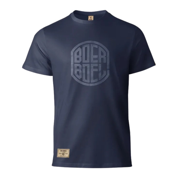 Men's T-Shirt Bevel Print / Navy