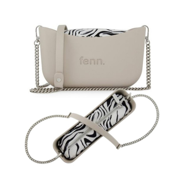 Classic Fenn/ Pattern Inner Silver HW / Chain Handle/ Mushroom