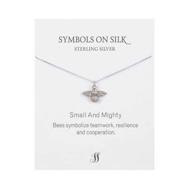 Sterling Silver Necklace / Bee