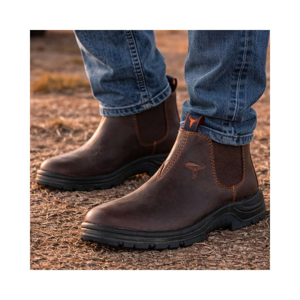 Wildebees Mens Footwear Chelsea Low Boot / Brown