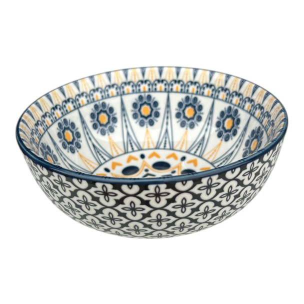 Indigo Charm Ceramic Bowl 6cmh
