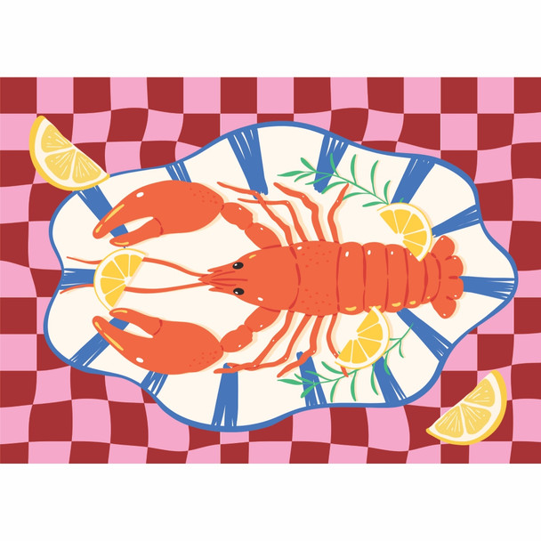 Disposable Placemats - Lobster Plate