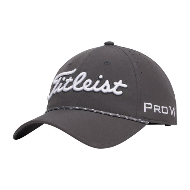 Tour Breezer Golf Hat Charcoal/White