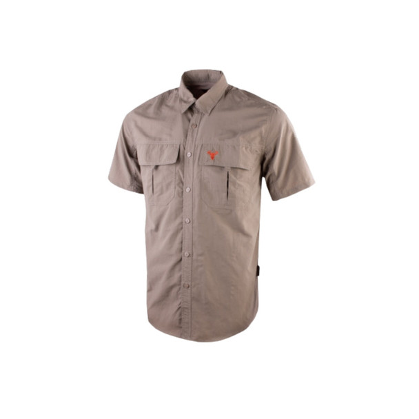 Wildebees Nylon Vented Tech Shirt / Khaki
