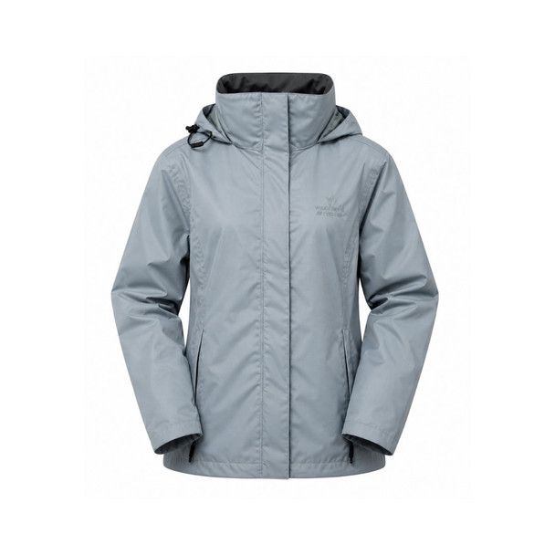 Ladies Tech Waterproof Windbreaker / Seafoam Charcoal