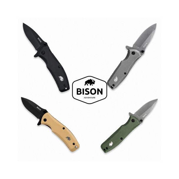 Bison Small Folding Knife / 15.5cm