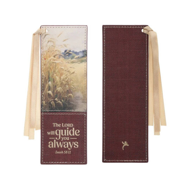 Lord Will Guide You Faux Leather Bookmark