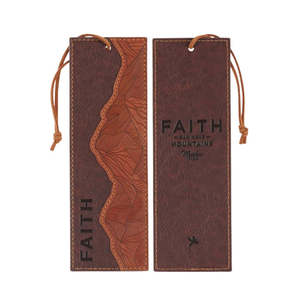 Faith Mountains Two-Tone Brown FL Bookmark