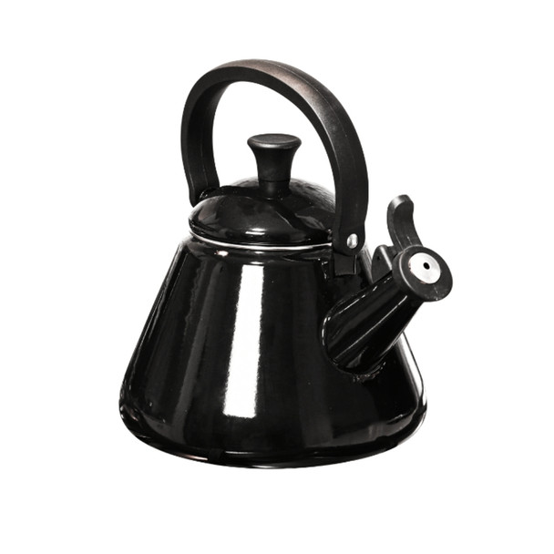 Enamel Whistle Kettle / 2.1l / Black