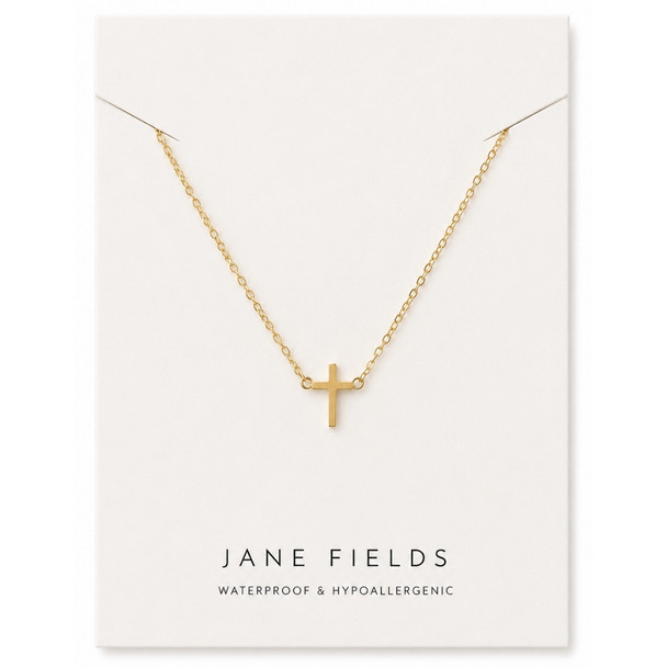 Tiny  Cross Necklace