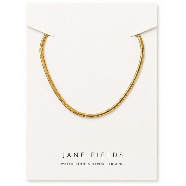 Skinny 2mm Snake Chain Necklace