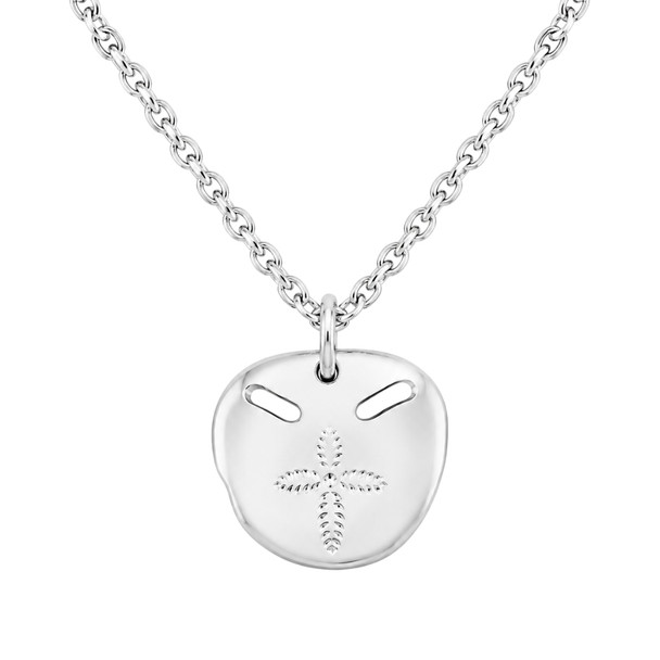 Large Pansy Shell Necklace - Thick Chain