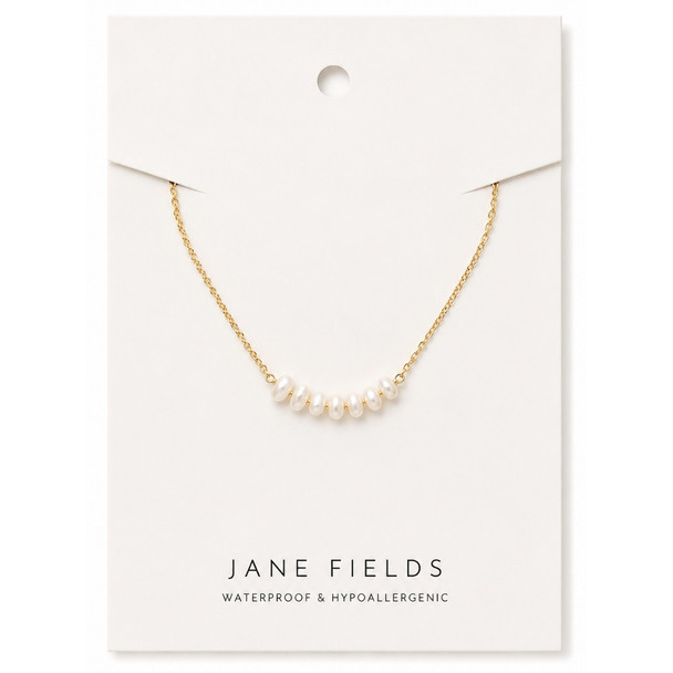 Dainty Rice Pearl Choker