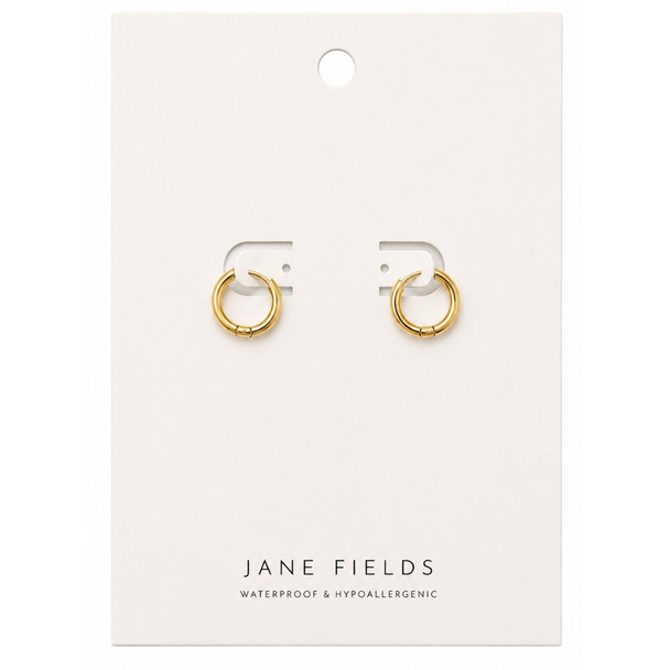 Tiny Gold Hoops 12mm