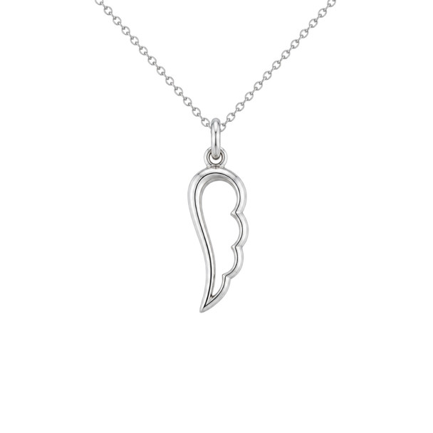 Small Open Angel Wing Necklace