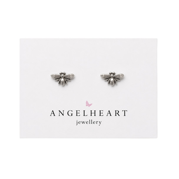 Earring Stud / Bee / Silver