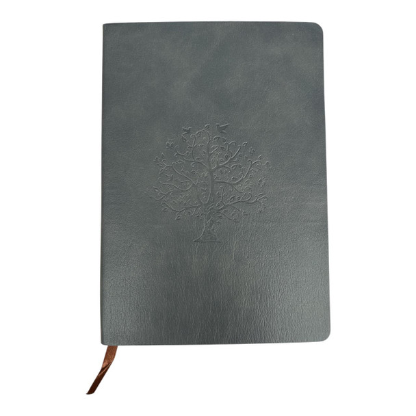 A5 Premium Journal Notebook - Charcoal Grey Tree of Life