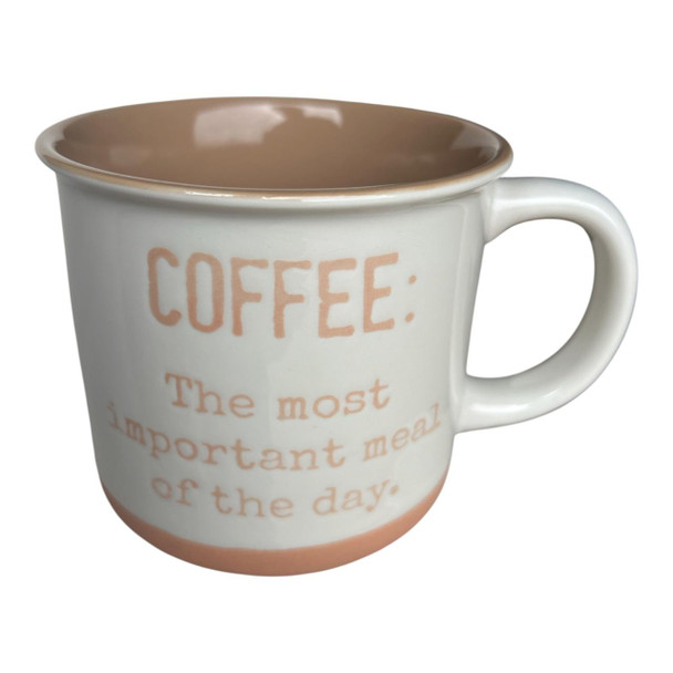 Coffee: Most Important Meal Ceramic Mug