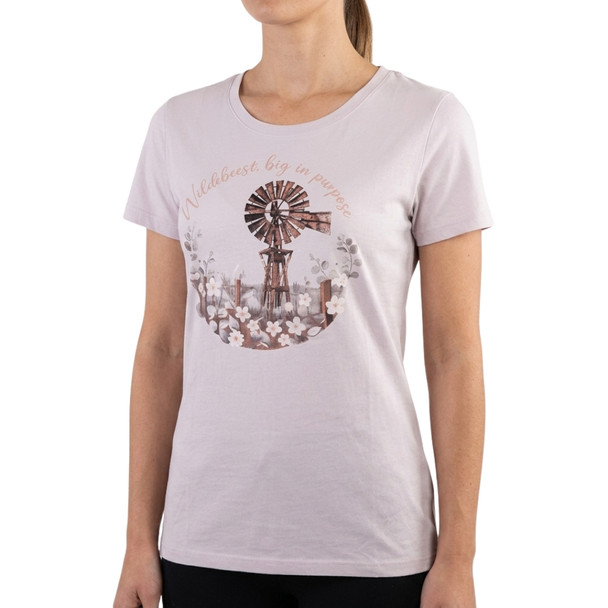 Ladies SS T-Shirt Windy Days / Sandshell