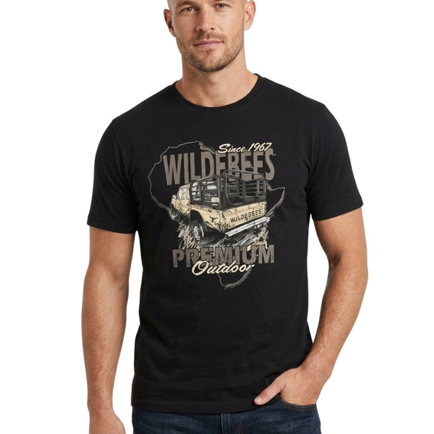 Cruising Africa SS Tee / Black