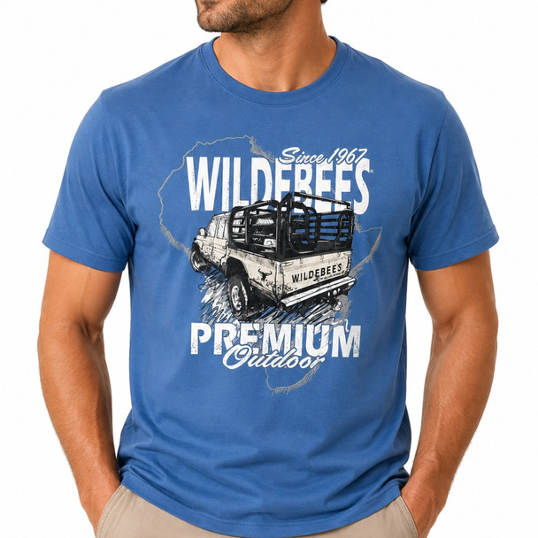 Cruising Africa SS Tee / Airforce Blue