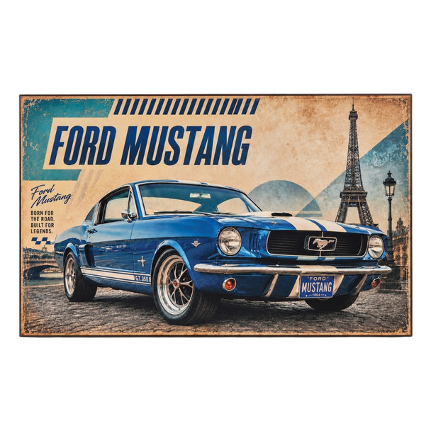 Blue Ford Mustang Printed Board