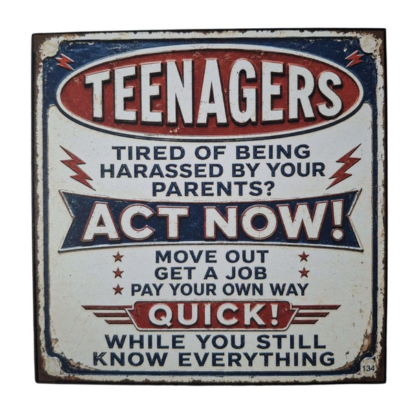 Wall Decor - Teenagers, Act Now