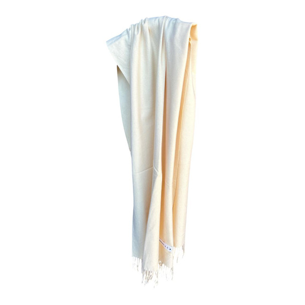 Soft Yellow Polyester Scarf