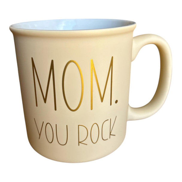 Ceramic Mug – Cream – Mom, You Rock