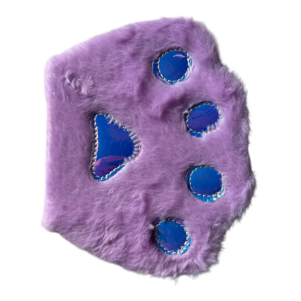 Purple Fluffy Paw Notebook