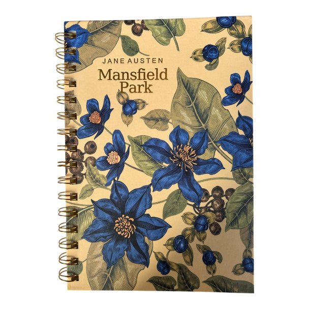 Mansfield Park Floral A5 Spiral Notebook