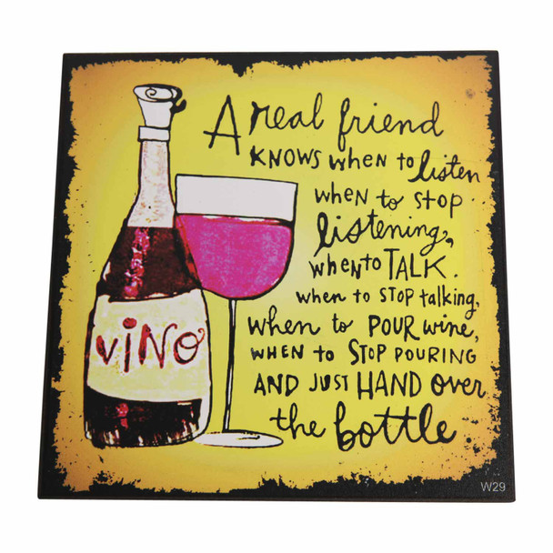Wall Art - A real friend knows when to listen