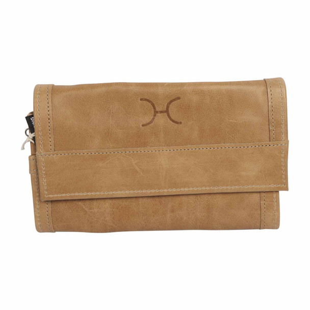 Travel Wallet / Hazelnut Leather
