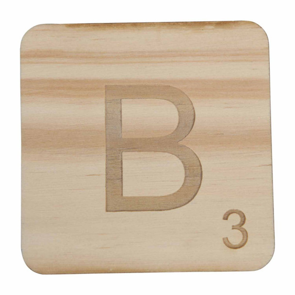 Wooden Scrabble Letter B