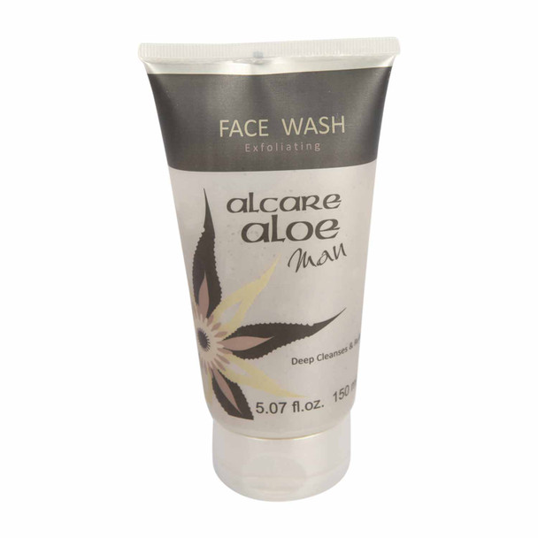 Alcare Aloe Face Wash Exfoliating 150ml for Men