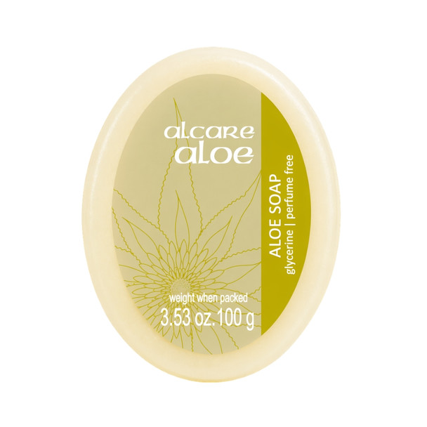 Alcare Aloe Glycerine Perfume-Free Soap 100g