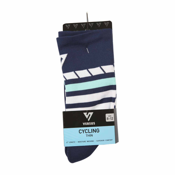 Socks Blue/Mint/White Stripes 8-12