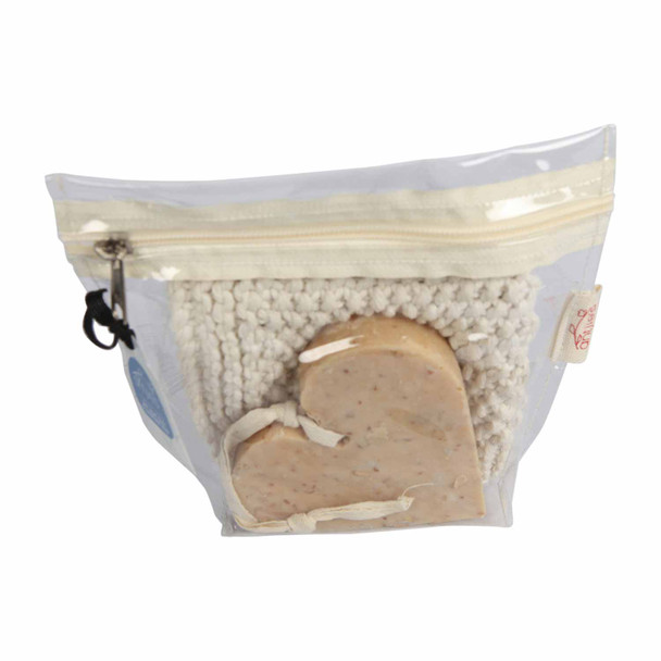 Pamper Pack - face cloth and heart soap