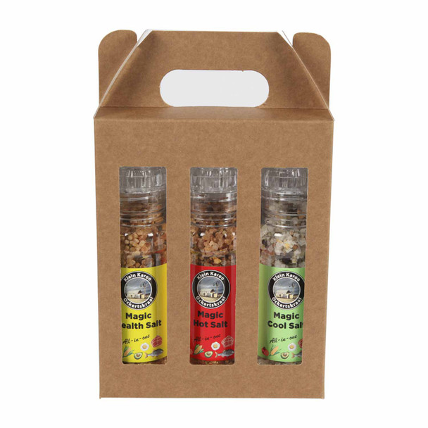 Klein Karoo Magic Salt Grinder Giftpack - Health/Hot/Cool Salt