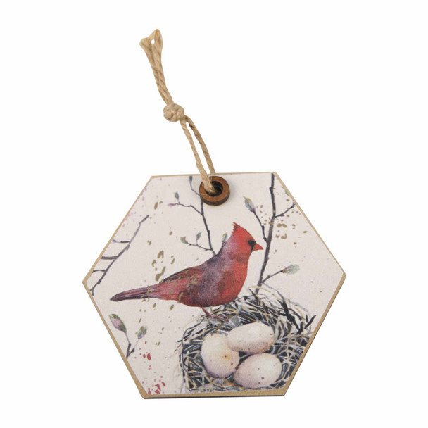 Gift Wrap Tag - Red Bird