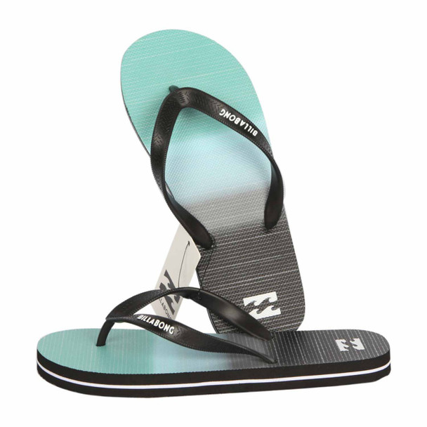 Boys Sergio Flip Flop Black/Mint