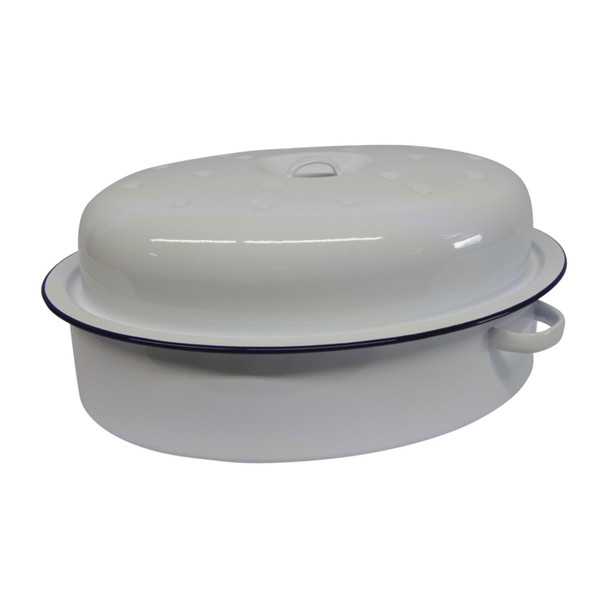 Roaster Enamel Oval / 38cm (1st Grade)