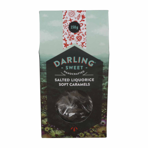 Salted Liquorice Soft Caramels 150g