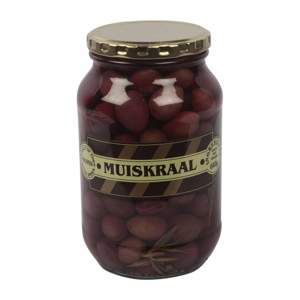 Muiskraal Black Olives 1L