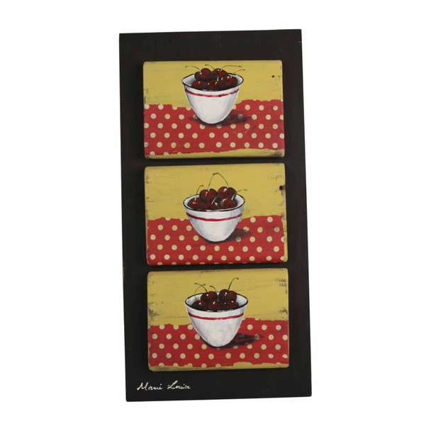 Marie Louise Art Bowls with Cherries