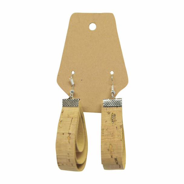 Cork Loop Earrings