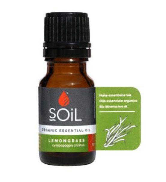 Organic Lemon Grass Essential Oil 10ml