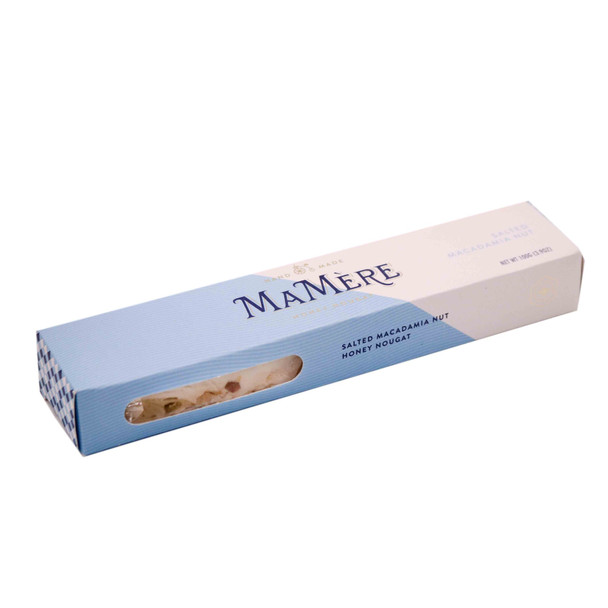 Salted Macadamia Nut Nougat Bar 100g