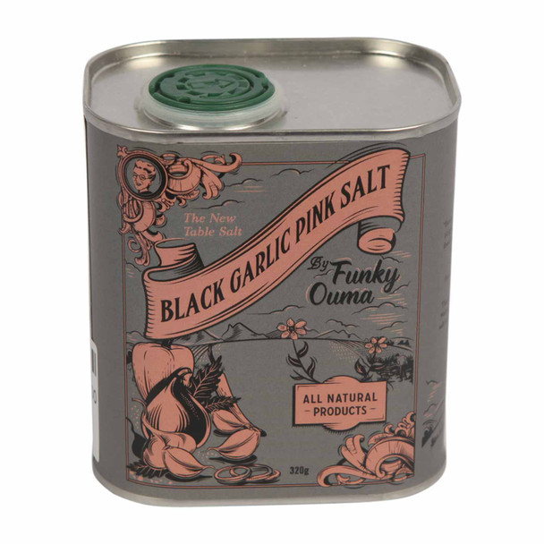 Black Garlic Salt Rub Tin 250g