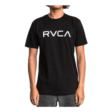 Big RVCA SS Tee / Black White logo - lifestyle @ BALI TRADING